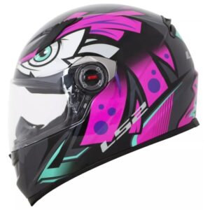 Capacete para Motociclista Feminino LS2 FF358 Tribal