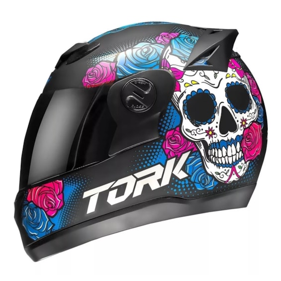 Capacete PRO TORK Evolution G7 Mexican SKULL Fosco