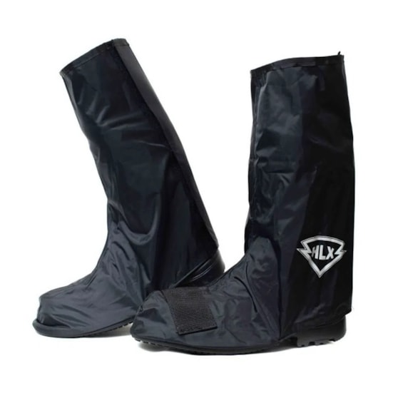 POLAINA CHUVA HLX BOOT COVER SOLADO ABERTO PRETA