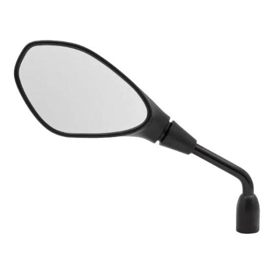 Retrovisor BMW GS Preto Lado Esquerdo (GVS) Lente Convexa