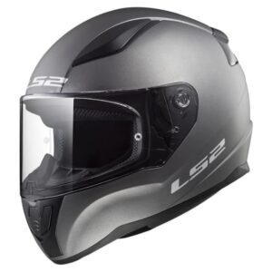 Capacete para Motociclista para Motociclista LS2 FF353 Rapid Monocolor Fosco Titanium