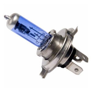 Lâmpada de Farol para Moto SCUD H4 35 / 35W Azul Suzuki YES 125 (10290017)