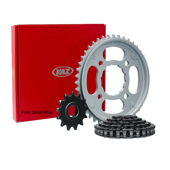 Kit Transmissão Relação VAZ CRYPTON 100 S/ Retentor