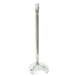 Antena Retratil Cromada Guidao Modelo Custom 6 Estagio 1 Polegada 1 / 4 J12A (jojafer) para Moto
