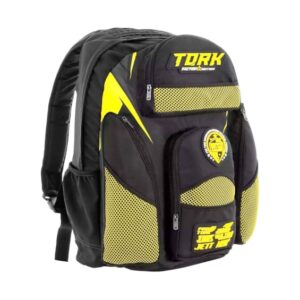 Mochila PRO TORK Factory Edition PRETA-AMARELA para Moto