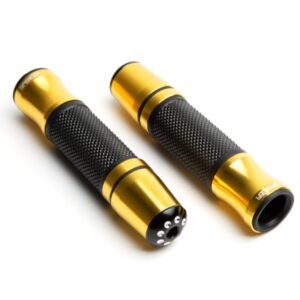 Manopla Spencer Jupter 808B Dourado Claro para Moto