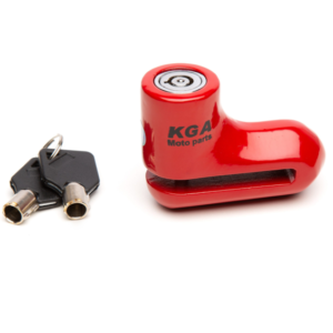 Trava Disco Media KGA 2056 Vermelho para Moto