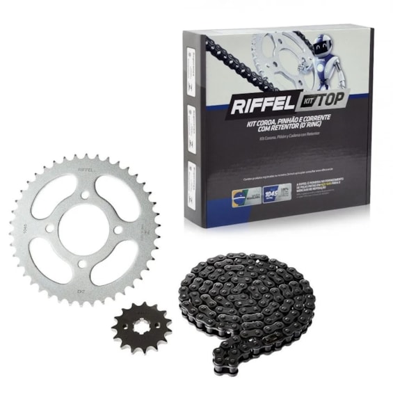Kit Transmissão Relação Riffel Titan 160 / FAN 160 C/ Retentor ( 91256 )