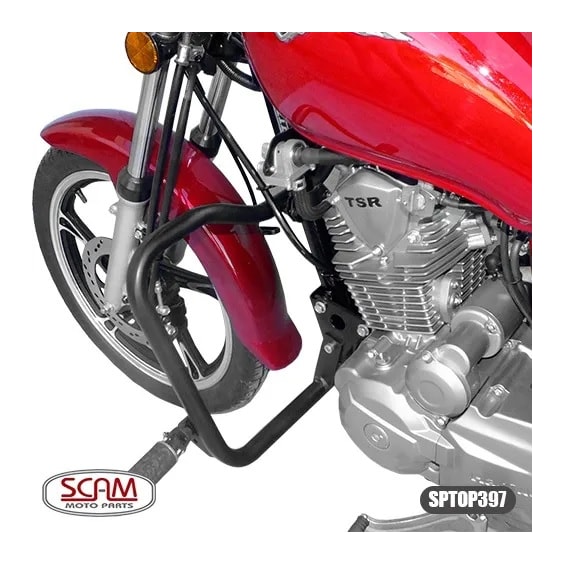 Protetor Motor SCAM Chopper Road 150 2018 em Diante C/ Pedaleira