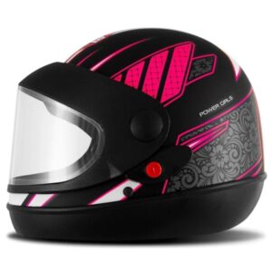 Capacete para Motociclista Feminino PRO TORK SM Super SPORT Moto Power GIRLS