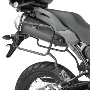 Suporte de Baú Bagageiro para Moto Lateral Tiger 800 / XC / XR 2011-17 Givi PLR6409 Monokey Engate Rapido