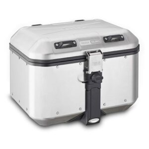 Baú Bauleto para Moto Givi DLM46A Dolomiti 46L Aluminio Polido Traseiro