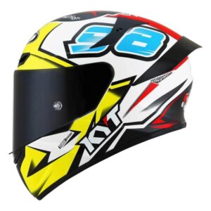 Capacete para Motociclista KYT TT Course 98 BOMB