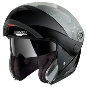 Capacete para Motociclista SHARK Openline Prime Pinlock Fosco KMA Articulado Robocop Viseira Solar
