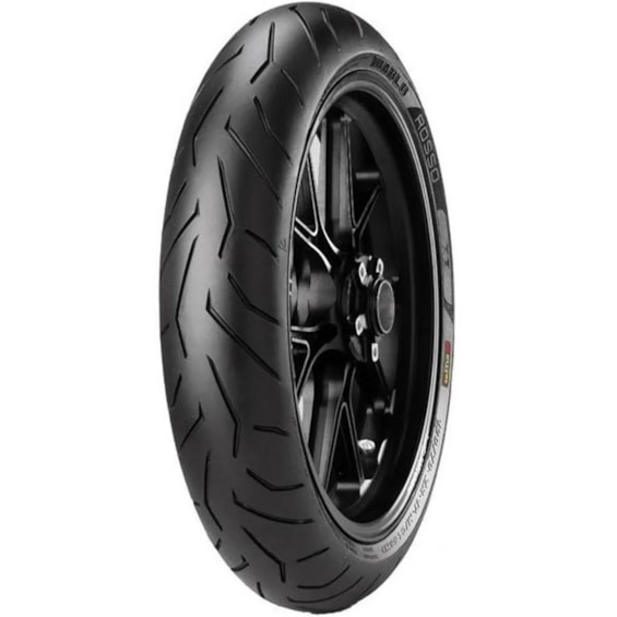 Pneu Pirelli Diablo Rosso II 100-80-17 R 52H TL Dianteiro Fazer 250 / Twister 250 / Ninja 250 / Hond