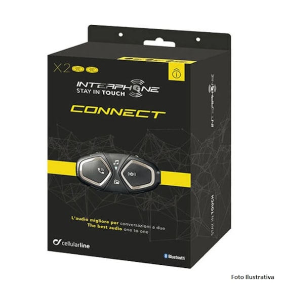 Intercomunicador de Capacete Interphone Connect Duplo