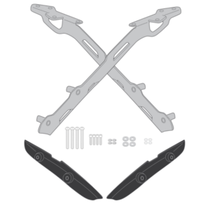 Suporte para Moto DA BASE BAU TRASEIRO GIVI TRIUMPH TRIDENTE 660 EXPLORER MONOKEY SR6419 2021