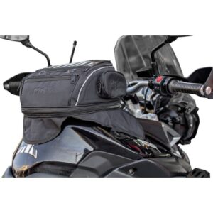 Bolsa Tanque Magnetica MAX Racing Preta (BLACK 08) Universal para Moto