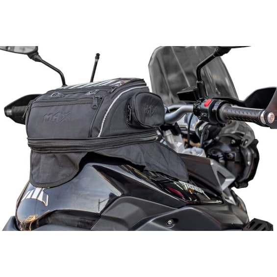 Bolsa Tanque Magnetica MAX Racing Preta (BLACK 08) Universal