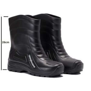 Bota Chuva Pantaneiro SPORT Cano Medio para Moto