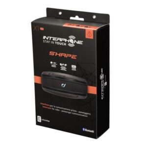 Intercomunicador de Capacete Interphone Shape ( Comunica Piloto e Garupa ) 1 Unidade para Moto