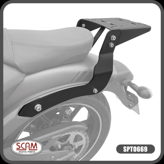Bagageiro Kawasaki Vulcan 650 2015- ( SCAM ) Preto