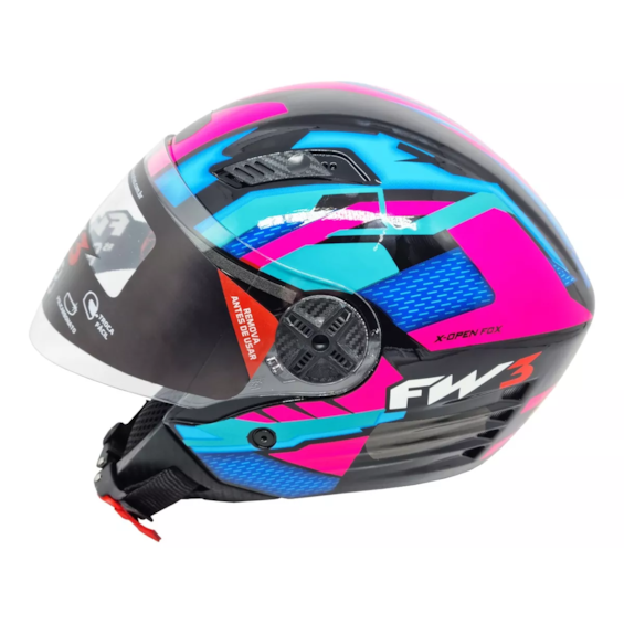 Capacete Feminino FW3 X OPEN UP FOX
