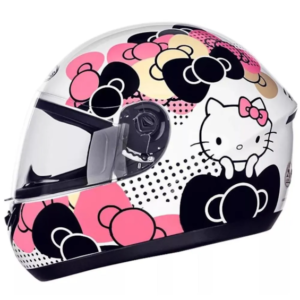 Capacete para Motociclista Feminino Peels Spike Hello KITTY Ribbon