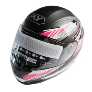 Capacete para Motociclista Feminino FLY F-9 Trace Fosco