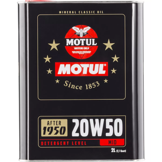 Oleo Motul Classic 20W50 4T 2 Litro (carro Classico)