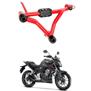 Protetor de Carenagem para Moto MODELO STUNT BRAZ CB 300F TWISTER 2023 (VERMELHO)
