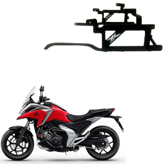 SUPORTE BAU LATERAL BRAZ HONDA NC 750X (2022 EM DIANTE)