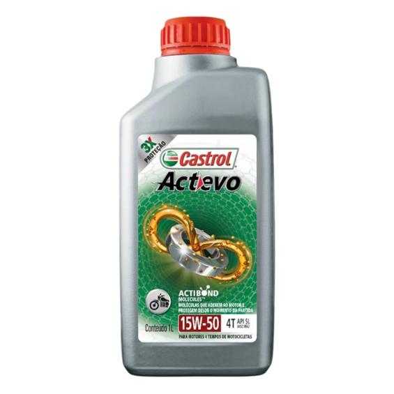 OLEO CASTROL ACTEVO 15W50 4T 1 LITRO
