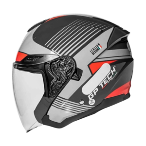 Capacete para Motociclista GP TECH OPEN OF669 AIR FOSCO ABERTO