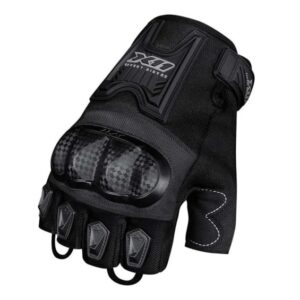 Luva para Motociclista X11 Blackout 2 Meio Dedo