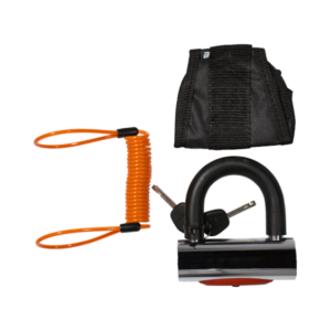 TRAVA DISCO GP TECH ZX5113 MEDIA COM LEMBRETE PRETA para Moto