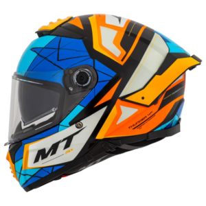 Capacete para Motociclista MT THUNDER 4 SV MIX C4 FLUO