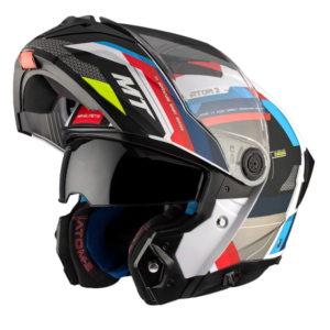 Capacete para Motociclista MT ATOM 2 SV ARTICULADO BAST PEROLIZADO