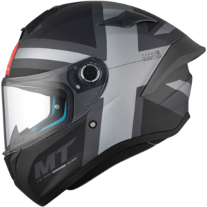 Capacete para Motociclista MT TARGO S BRITAIN C2 FOSCO
