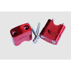ALONGADOR GUIDÃO 22 MM VERMELHO (ALPHA FACTOR) para Moto