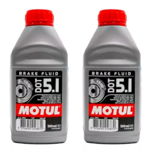 KIT 2 OLEO FREIO MOTUL DOT 5.1 500ML para Moto
