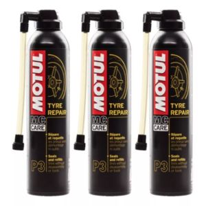 KIT 3 REPARADOR INSTANTANEO PNEUS MOTUL P3 TYRE REPAIR 300ML para Moto