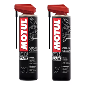 KIT 2 DESENGRAXANTE CORRENTE MOTUL CHAIN CLEAN C1 400 ML para Moto