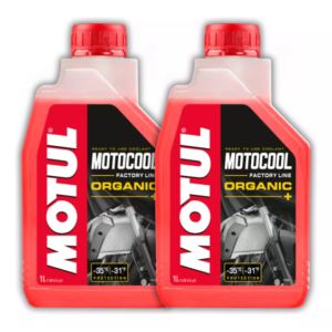 KIT 2 ADITIVO RADIADOR MOTUL MOTOCOOL FACTORY LINE ORGANIC (VERMELHO) para Moto