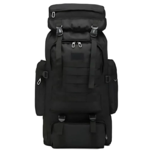 MOCHILA LONA LUATEK 5 BOLSOS 70L PRETA SLZ-753 para Moto
