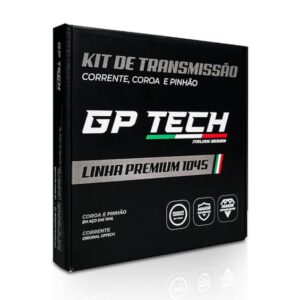 KIT TRANSMISSÃO RELAÇÃO GP TECH TITAN OU FAN 125 2000-2008 sem RETENTOR (C-44 P-14T 428H-116L) para Moto