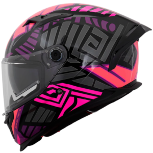 Capacete para Motociclista MT BRAKER ZEBRA