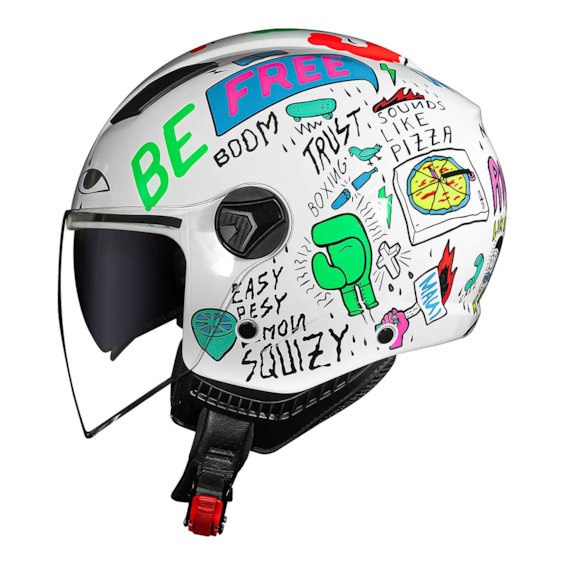 CAPACETE NORISK ORION SV FREE ABERTO