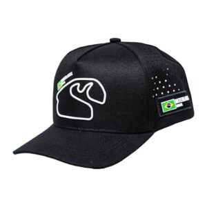 BONE GP TECH BRAZIL INTERLAGOS PRETO para Moto