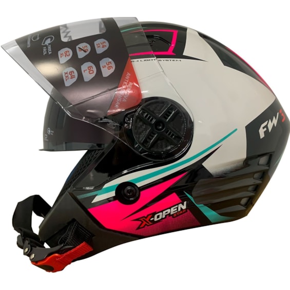 CAPACETE FW3 X OPEN UP STAR SV